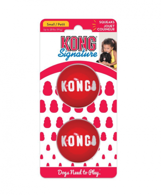 Kong Signature Ball 2 PACK S