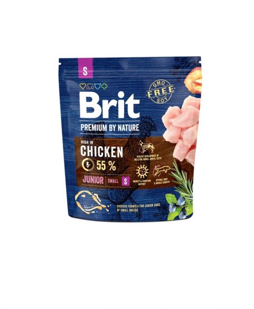 Brit Premium By Nature Chicken Junior S 1kg