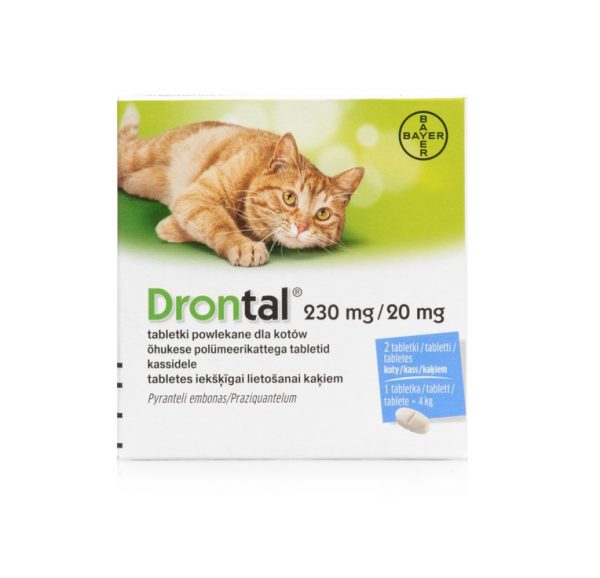 BAYER Drontal - preparat przeciwpasożytniczy dla kotów 2tabl.