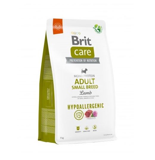 Brit Care Dog Hypoallergenic Adult Small Breed Lamb 7kg