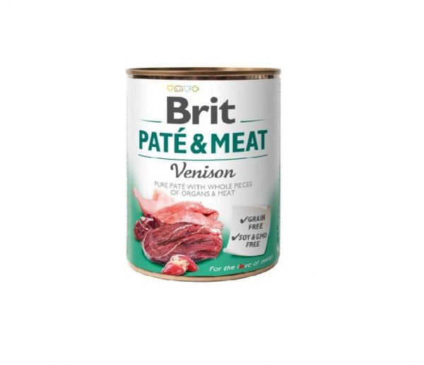 BRIT PATE & MEAT VENISON 800G