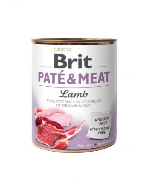 BRIT PATE & MEAT LAMB 800G