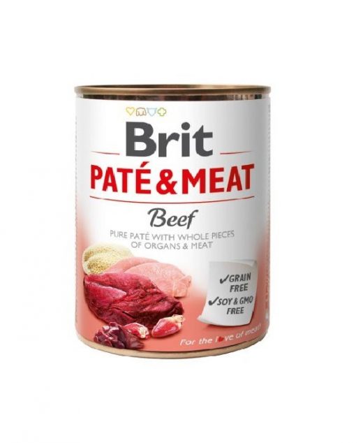 BRIT PATE & MEAT BEEF 800G