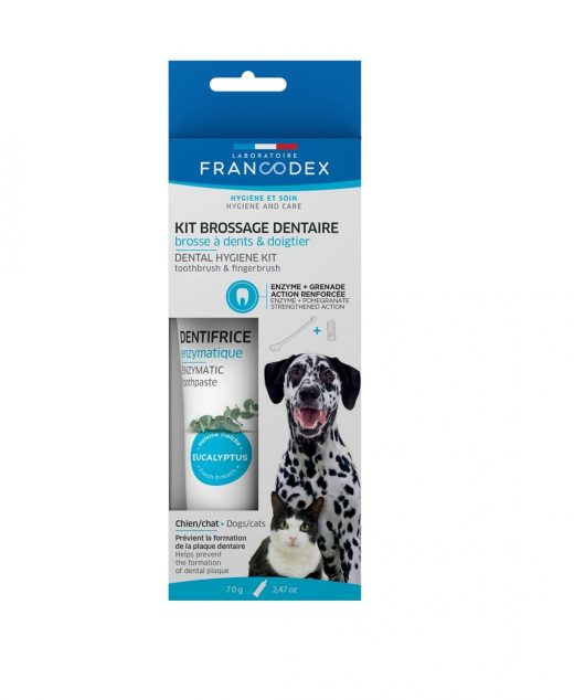 Francodex enzymatyczna pasta do zębów dla psa i kota 70g