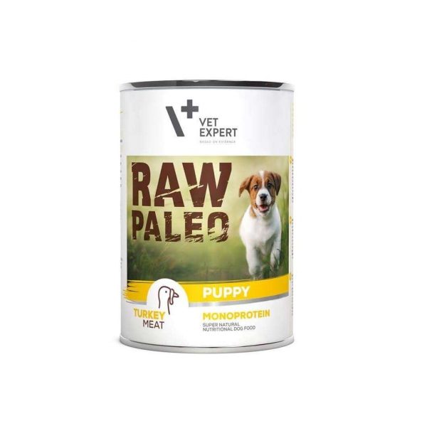 Raw Paleo Puppy Monoprotein Turkey 400g