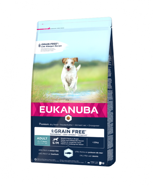 Eukanuba Grain Free Adult S/M 12kg