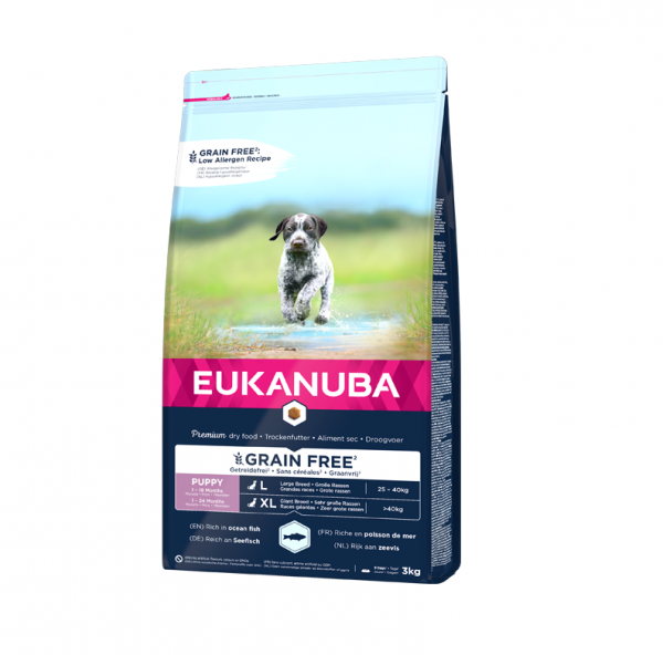 Eukanuba Grain Free Puppy L/XL 3kg