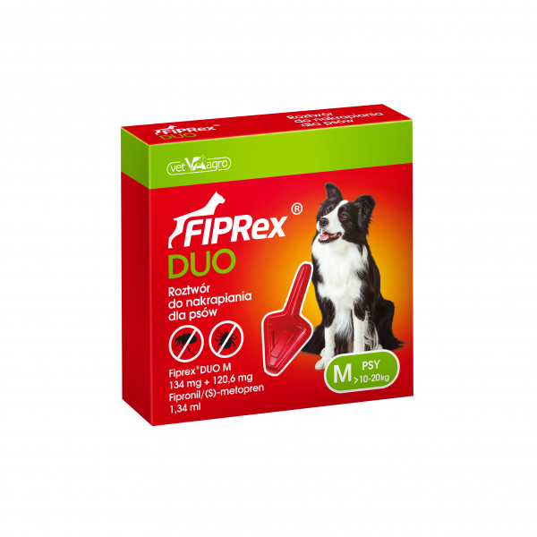 Fiprex Duo dla psów od 10 do 20 kg