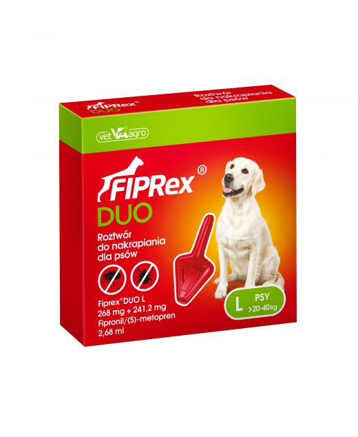Fiprex Duo dla psów od 20 do 40 kg