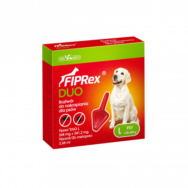 Fiprex Duo dla psów od 20 do 40 kg