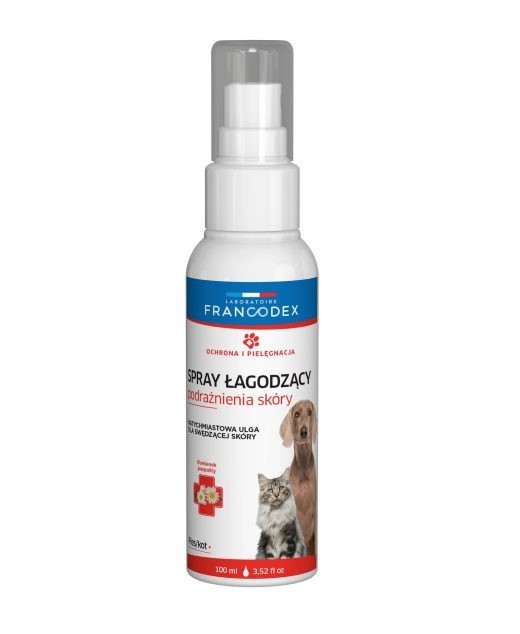Francodex Spray łagodzący podrażnienia dla psów i kotów 100ml