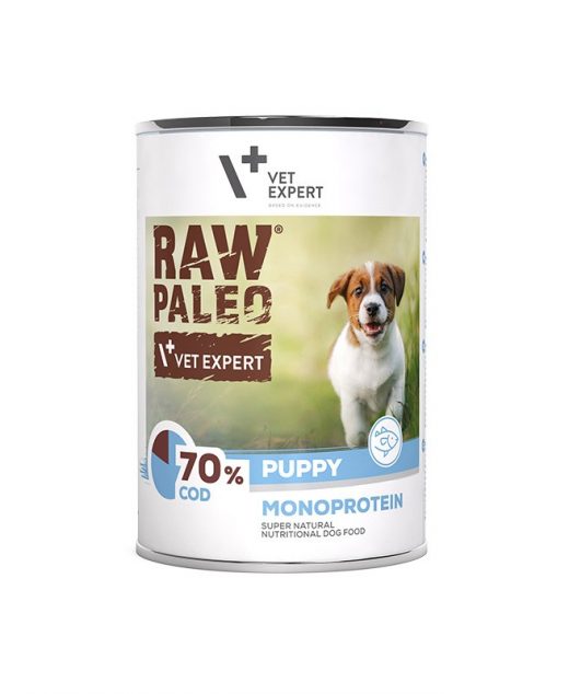 Raw Paleo Puppy Monoprotein Dorsz 400g