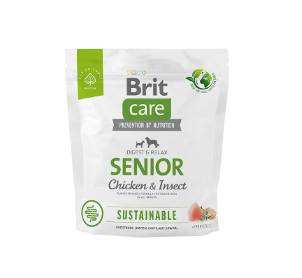 Brit Care Sustainable Senior Chicken&Insect 1kg
