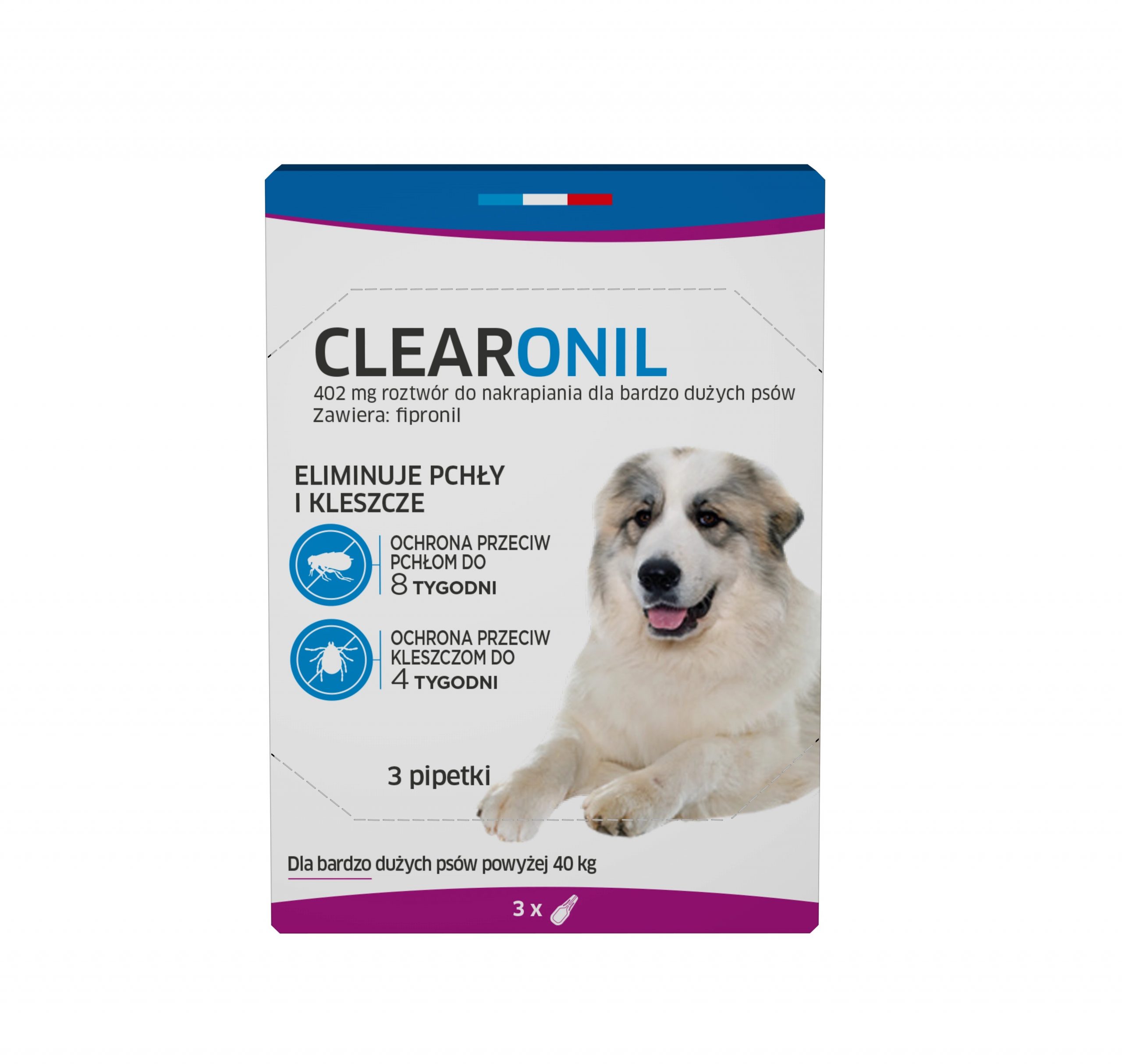 CLEARONIL dla bardzo dużych psów powyżej 40 kg - 402 mg x3