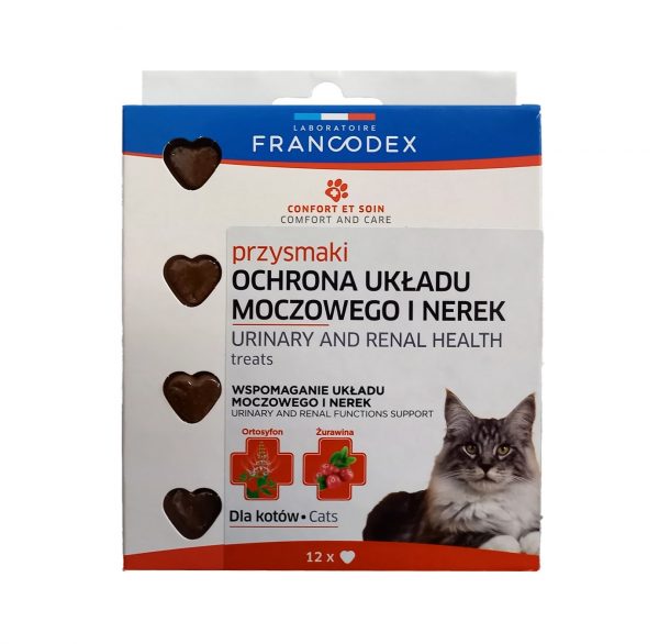 FRANCODEX Przysmaki zdrowie układu moczowego i nerek dla kota 12 szt.