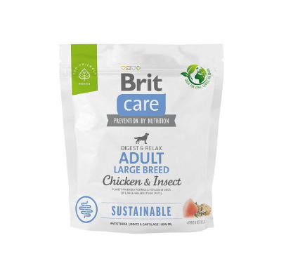 Brit Care Sustainable Adult Large Breed Chicken Insect 1kg