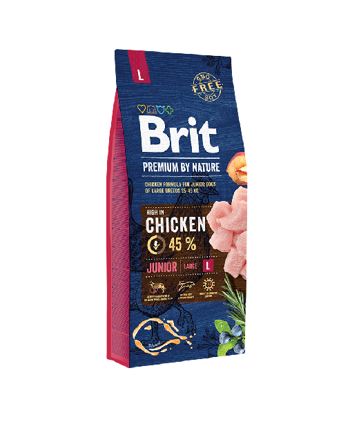 Brit By Nature Chicken Junior L 15kg