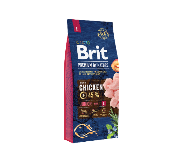 Brit By Nature Chicken Junior L 15kg