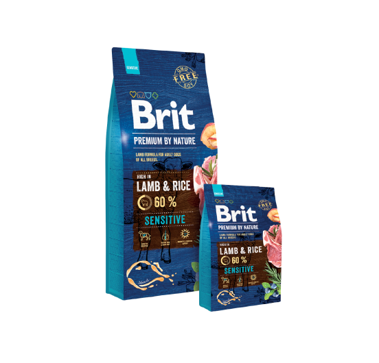 Brit By Nature Sensitive Lamb&Rice 15kg