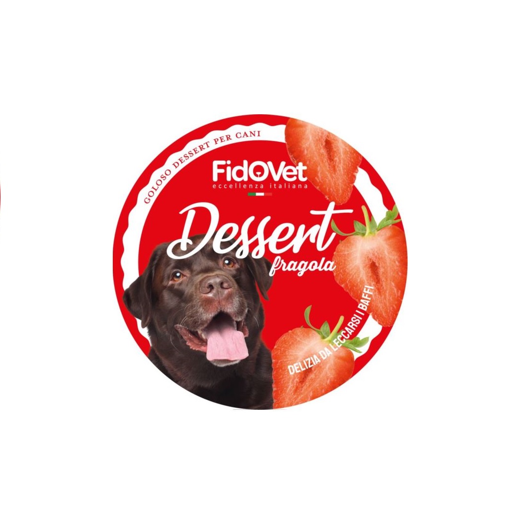 Fidovet deser dla psa o smaku truskawkowym 25g