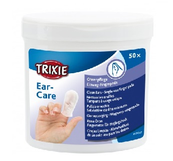 Trixie Ear Care Czyste uszy - nakładki na palce, 50 szt