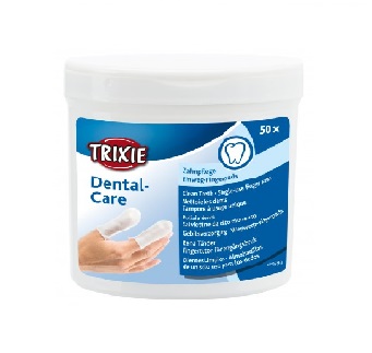 Trixie Dental Care czyste zęby - nakładki na palce, 50 szt