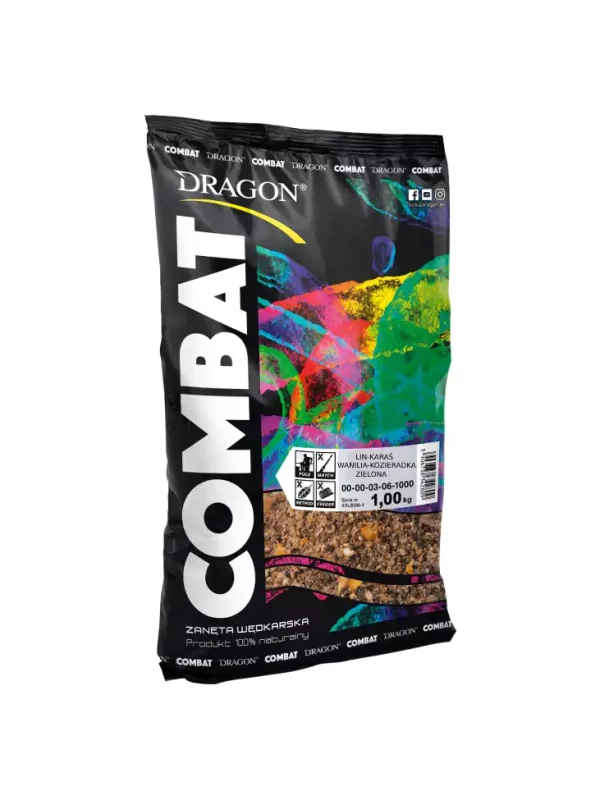 0090262472ce6cf60a672a7f0f0c86be-1.webp Zanęta Combat Lin-Karaś wanilia-kozieradka/ zielona 1kg