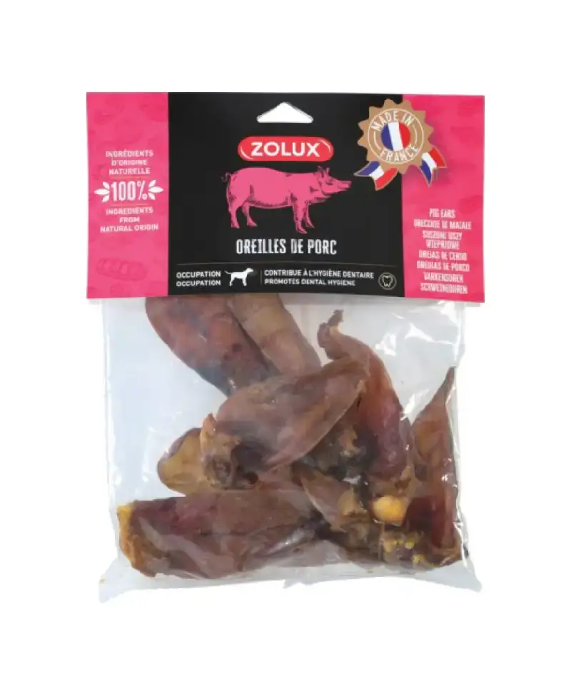 Ucho wewnętrzne wieprzowe 400g