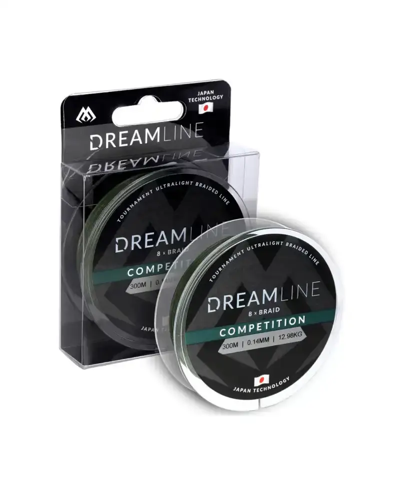 Plecionka Competition green 0,18mm x300cm