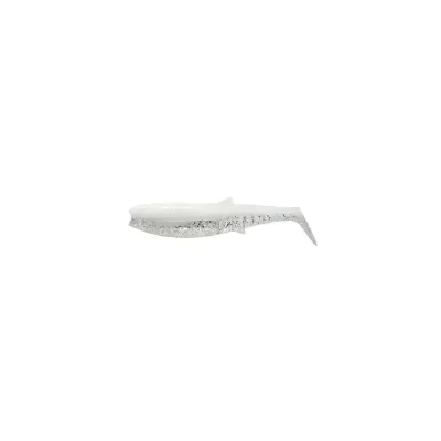 Savage Canibal Shad White Flash 8cm