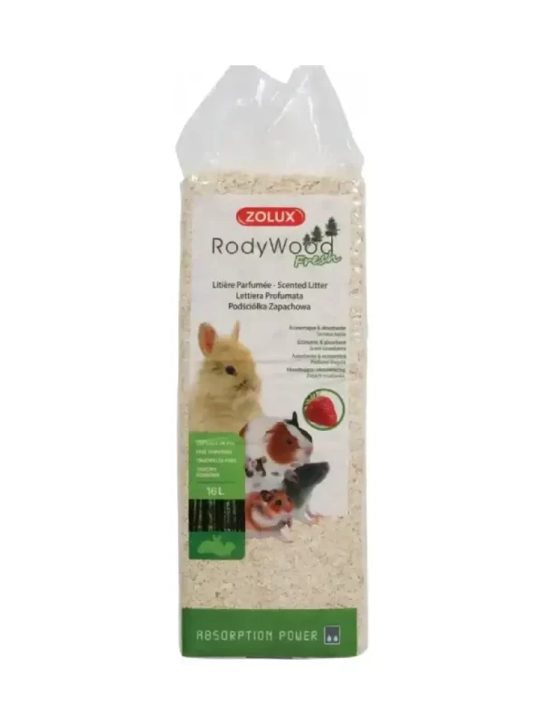 Podściółka RodyWood Fresh truskawka 16l