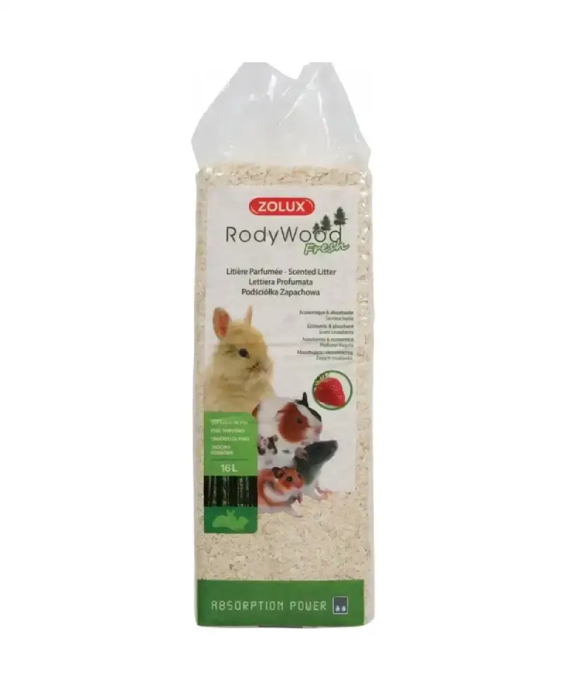 Podściółka RodyWood Fresh truskawka 16l