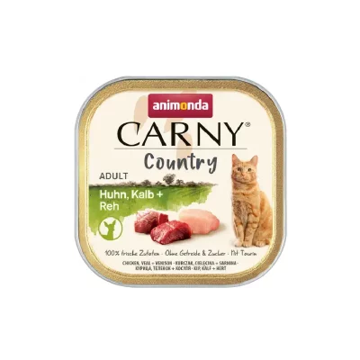 Carny kot Cuntry kurczak/cielęcina/sarna 100g