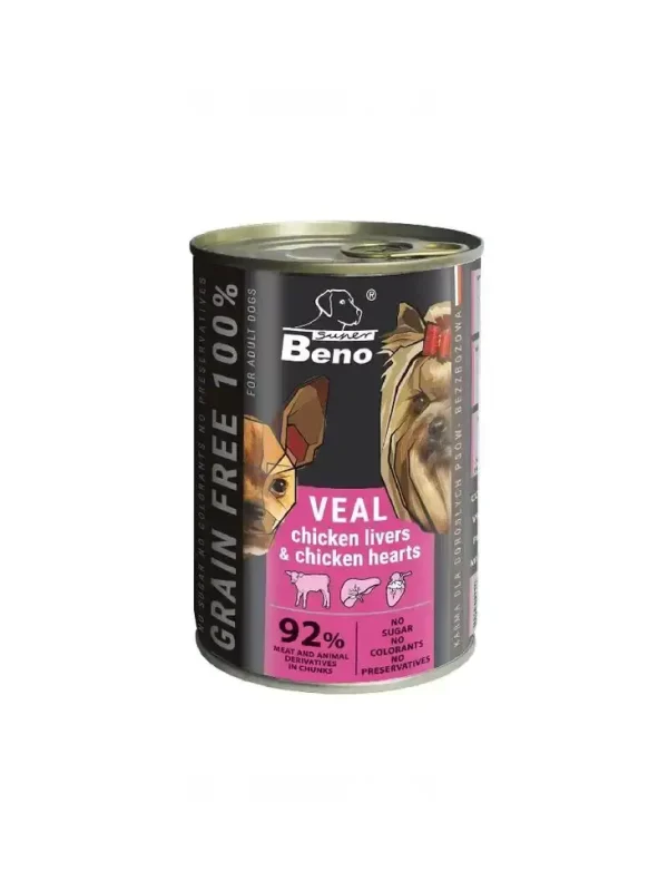 Super Beno Kąski z Cielęciną w sosie 415g