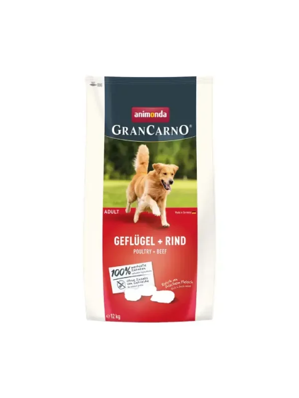 Animonda Karma sucha dla psa GranCarno Adult – Drób + Wołowina 12kg