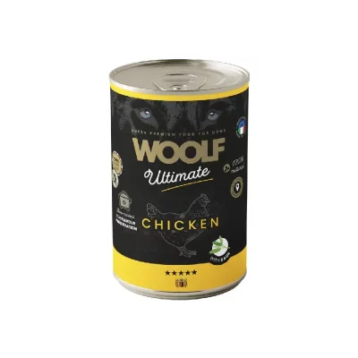 Woolf Ultimate Dog Can Chicken&Sege 400g