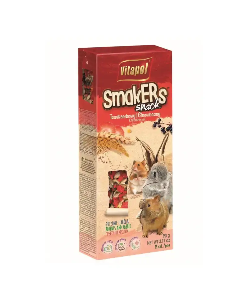 Vitapol smakers dla gryzoni truskawkowy