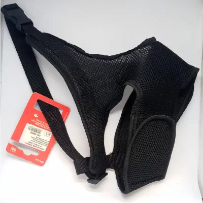 Dino szelki regulowane 3 materiałowe  czarne