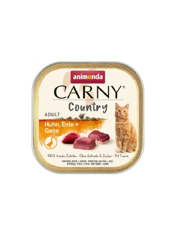 Carny kot Country kurczak/kaczka/gęś 100g