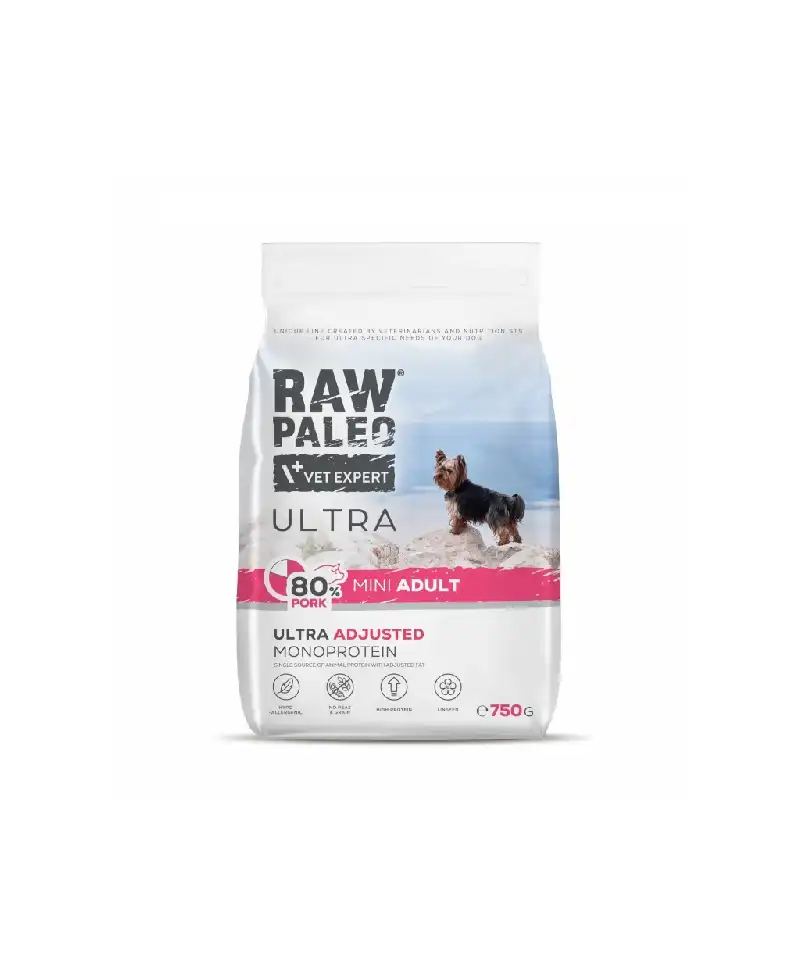 Raw Paleo Ultra Pork Mini Adult 750g
