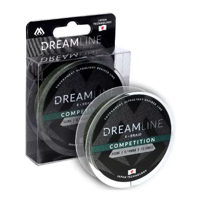 Plecionka Competition green 0,14mm x300cm