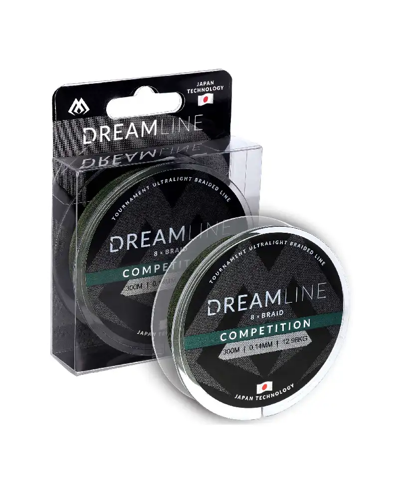 Plecionka Competition green 0,14mm x300cm