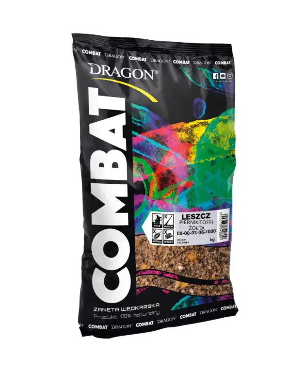 44de8f433447d04ca219320e332195e1-2.webp Zanęta Combat leszcz piernik-toffi/ żółta 2,5kg