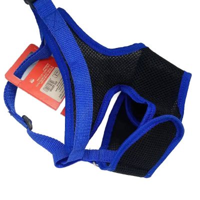 Dino szelki regulowane  materiałowe 3 niebiesko-czarne