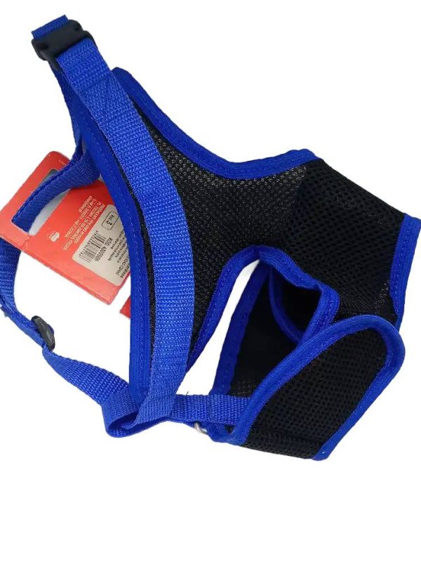 Dino szelki regulowane  materiałowe 3 niebiesko-czarne