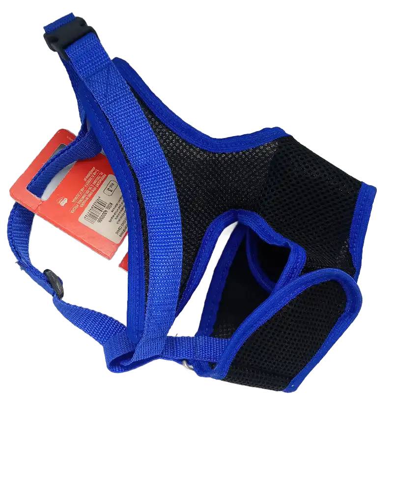 Dino szelki regulowane  materiałowe 3 niebiesko-czarne