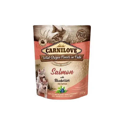 4a6596a1787fadd5ae2b697ebe269634.webp Carnilove Dog Puppy Salmon 300g karma mokra