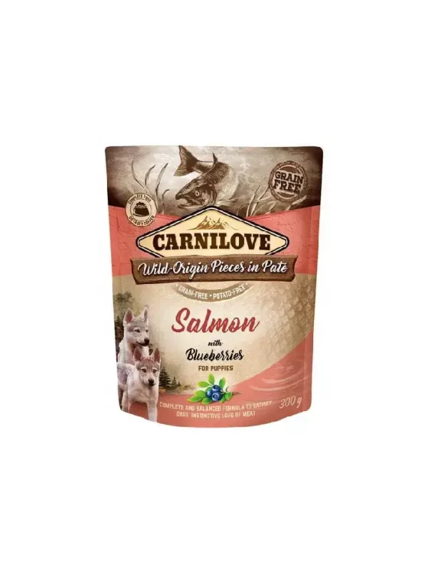 4a6596a1787fadd5ae2b697ebe269634.webp Carnilove Dog Puppy Salmon 300g karma mokra