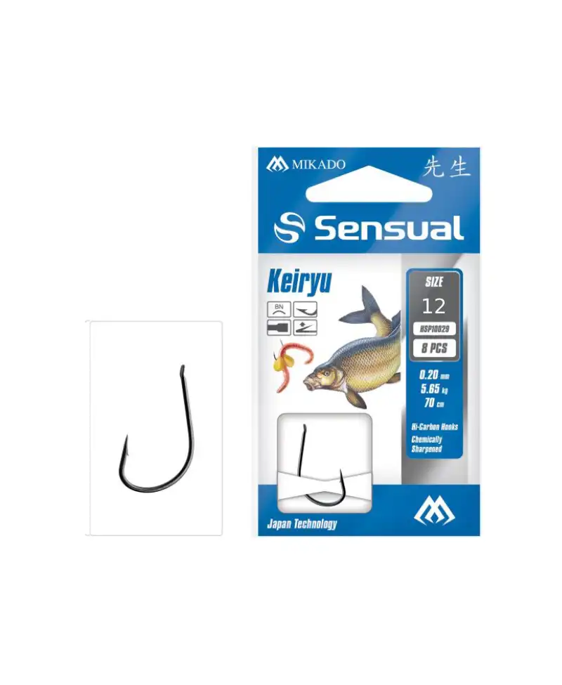 Haczyk z przeponem Sensual Keiryu nr12BN