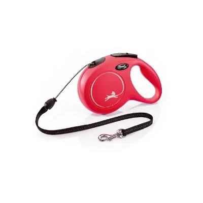 Smycz Automatyczna Flexi New Classic M 8m linka czerwona